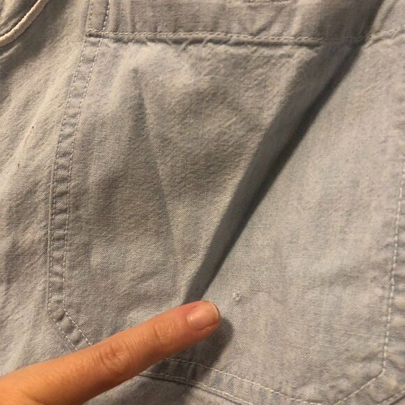 VINTAGE MICKEY MOUSE LIGHT WASH BUTTON DOWN - Picture 5 of 7